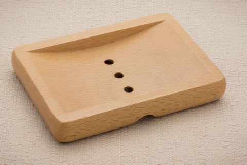 Beechwood Rectangle Soap Dish (#3)