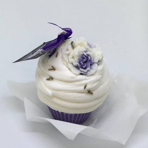 Lavender Dreams Cupcake Candle