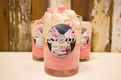 Peppermint Bark Drink Candle