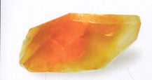 Amber Citrine Palmstones